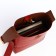 Women's bag on the Textura screw castle, small size, burgundy color