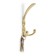 Furniture hook Cappio pigtail, three -rod, color gold
