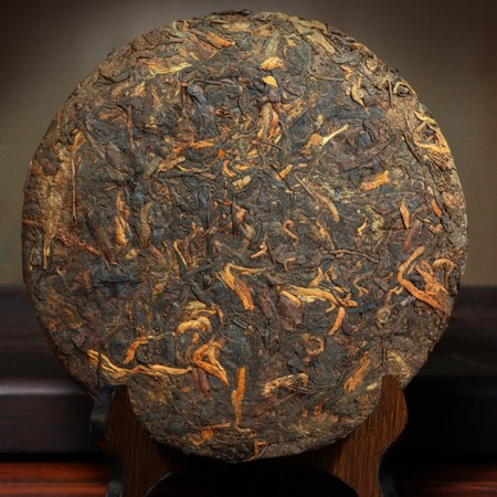 Chinese sustained black tea "Shu puer. Bulan", 357 g, 2021, Yunnan, damn-2