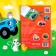 Developing book "50 funny cutouts", A5, blue tractor