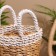 Wicker basket 18x18x25 cm