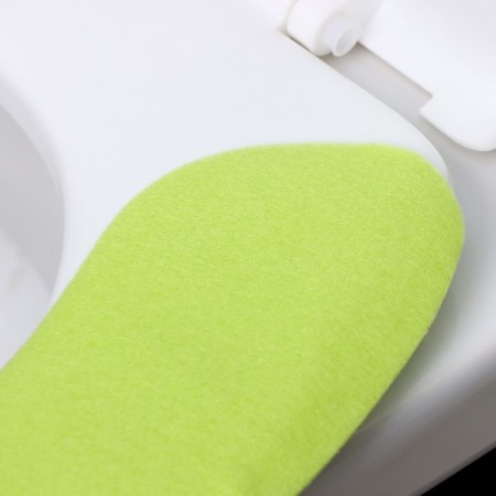 The sticker for the toilet is monophonic, 2 pcs (salad)-3