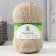 Yarn "Okolitsa" 90% wool, 10% acrylic 250m/100g (007 flax)