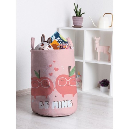 Basket for toys "Happy apples, size 35x50 cm