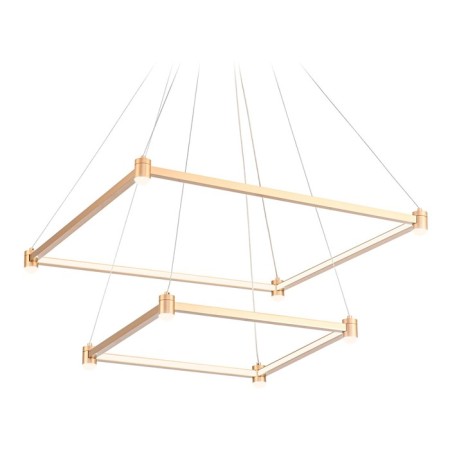 LED LED suspended Ambrella Light, Linetech, FL5599, LED, 60 W, 4800LUM, 3000-6400K, Gold Color Gold