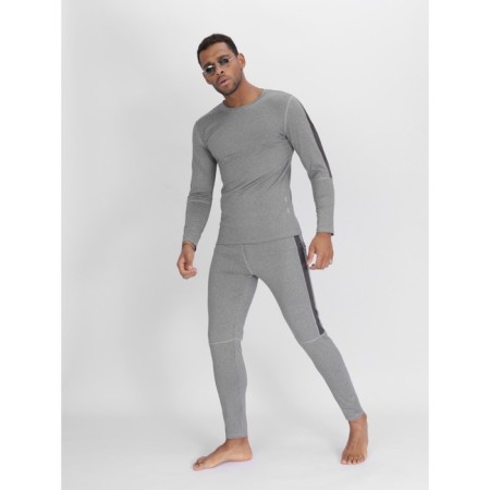 Thermal underwear is male, size 46-48, the color is light gray-1