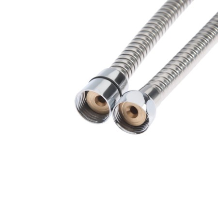 Shower hose Accoona A386-17, reinforced, 170 cm, brass nut, brass cone, chromium-1