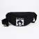 Lightning waist bag, black color