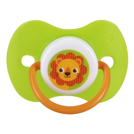 Nipple - Silicone dummy classic, with a chain and clothespin, from 0 months., Mix color-26