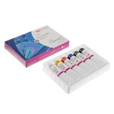 Acrylic paint in a tube, a set of 6 colors x 46 ml, ZHK 