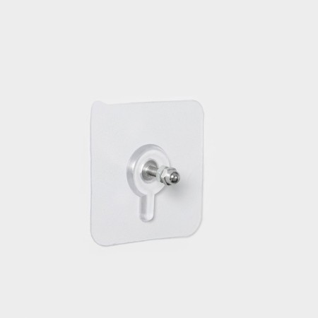 A transparent -based holder, wall -mounted, 5.7 × 5.7 cm, 10 pcs-6