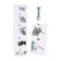 Kromax Ideal-4 bracket, for tv, inclined, 22-65 ", 23 mm from the wall, black