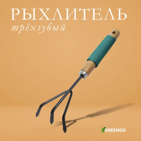 Greengo looser, length 30.5 cm, 3 teeth, wooden handle with foam