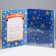 Folder with two A4 files "Graduate of primary school" bell and blue background