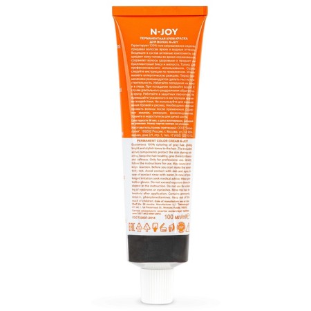 Cream-color hair Permanent Ollin Professional N-Joy, tone 3/12, a dark brown-up, 100 ml-6