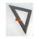 Delta bracket, mod 1, 245x245, 2 pcs, black color