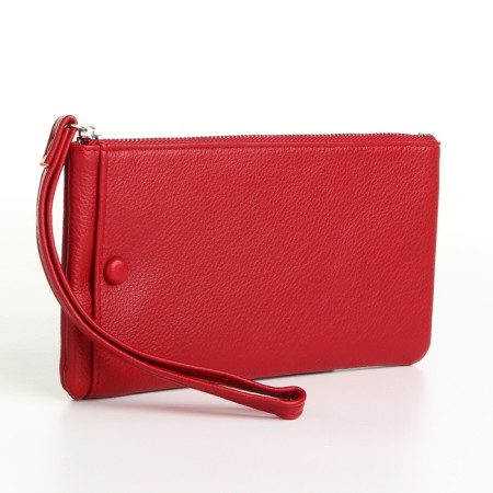 Women's wallet with lightning, burgundy color