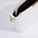 Bag Cross-Bodi with a zipper, white color
