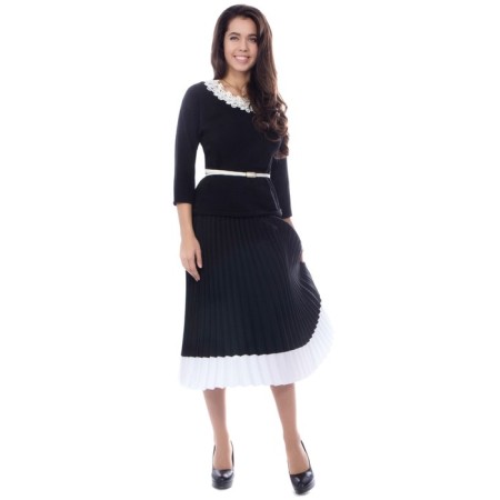 Women's skirt, size 44, black color