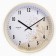 Wall clock, series: interior, "flowers", smooth move, d-30.5 cm
