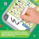 Training tablet "Funny raccoon"