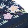 Notebook Gift Book 96l, line, with a knife, cut with a pattern of the cover, flowers (12.9x9cm) 10539