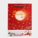 Gift package with the Rozhdestvensky ringing window, embossing, 18 x 25 x 13 cm, red