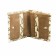 N/k wallet, button, pockets 4, departments/coins 1, departments 3, color Beige Python/Cor. Creek pr904