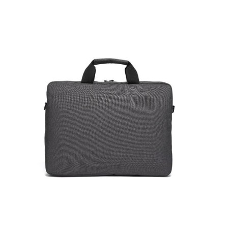 Business bag, lightning department, external pocket, gray color-1