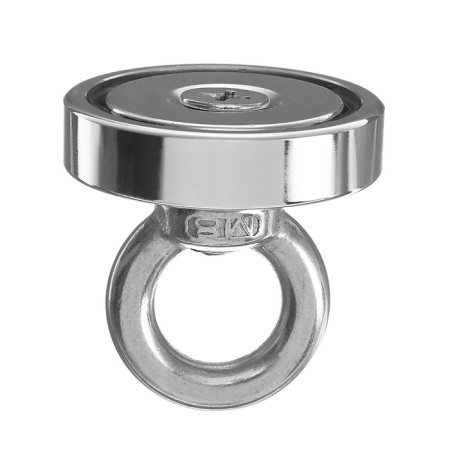 Magnet neodymium Cartage with a loop for a car, d 48 mm, clutch 35 kg-3