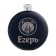 Alcohol flask "Huntsman", stainless steel, round, gift, 150 ml