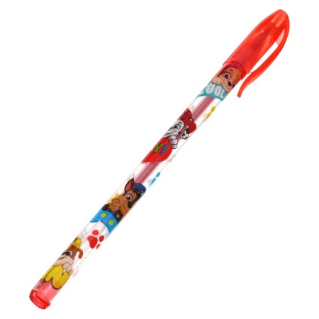 A set of gel pens with sparkles, 6 colors, puppy patrol-4