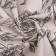 Black Flowers tablecloth 149x180cm, 100% HL, sarzha 190 g/m2