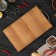 Groot board with a metal handle MAGISTRO, 29 × 18 × 1.2 cm, oak