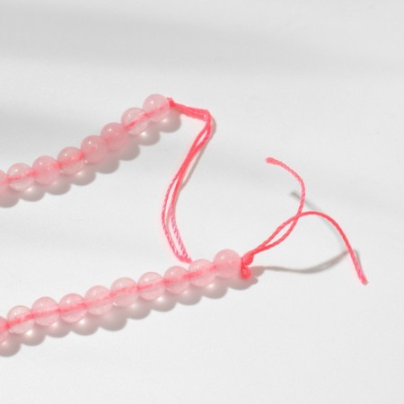 Beads on threads ball No. 4 "Quartz Pink", 90 beads-1