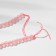 Beads on threads ball No. 4 "Quartz Pink", 90 beads