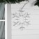 LED figure "Snowflake", 55 cm, duralite, 120 LED, 220 V, flicker, glow of white/blue