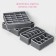 A set of storage boxes “Grange”, 4 pcs, 33 × 32 × 10 cm, 31 × 15.5 × 10 cm, 29 × 14 × 10 cm
