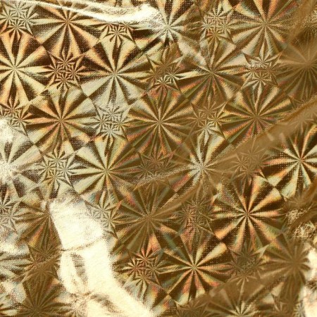 New Year's cap "Solar holography" 28x35 cm, gold-2