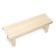 A bench (bench) wooden from linden 130 x 45 x 42 cm, without a back, for a bath and a summer residence
