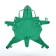 Combiason for dogs, demi -season with covers on paws, size M (DS 30, OG 32), green