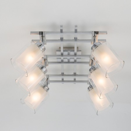 Citilux “Rivoli” CL104160, 56x36 cm, 6x75W, E27, Gray color-4