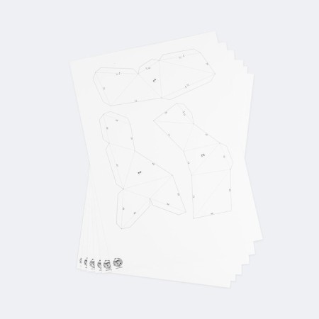 Set for creating a polygonal figure "New Year's cap", 32.5 x 44 cm-4