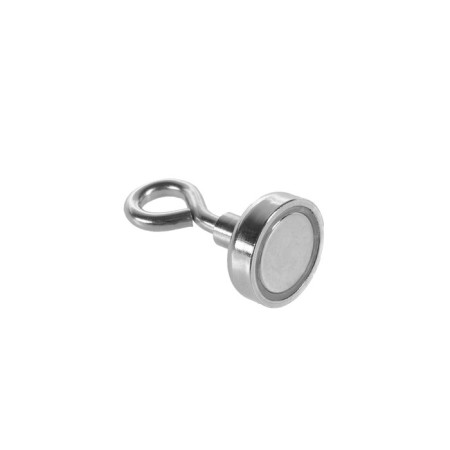 Neodimal magnet with a loop for a car, d 20 mm, clutch 9 kg-2
