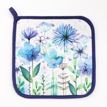 Blue Flowers Take 19x19 Sarzha, 100% H/L, Vatin 250g/m2-1