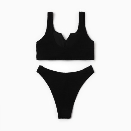 Swimsuit female separate minku color black rr 44-4
