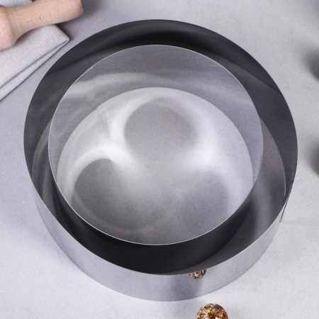 A set of baking forms and calculation "Circle", D-20, H-8.5 cm, 2 pcs-1
