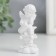 Polystone souvenir "Snowty angel is a thoughtful angel on a column with flowers" mix 7.5x3x3 cm
