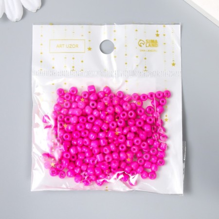 Round beads 6/0 "Fiolet Neon" 20 g-4