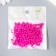Round beads 6/0 "Fiolet Neon" 20 g